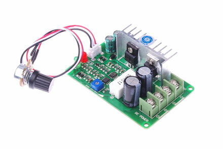Regulátor otáček pro stejnosměrné motory - PWM DC 12V-36V 10A