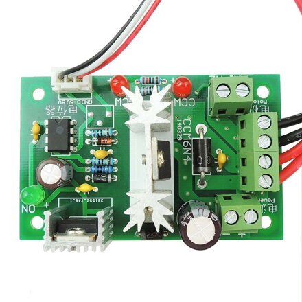 Obousměrný regulátor otáček pro stejnosměrné DC motory - PWM 6V-30V 6A