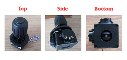 OM405BS-M4 potenciometr - joystick tříosý 10K ohm s přepínačem