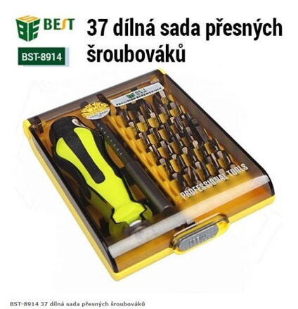 BST-8914 37 dílná sada přesných šroubováků