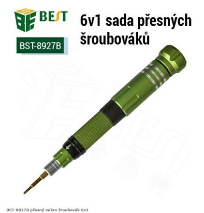 BST-8927B přesný mikro šroubovák 6v1