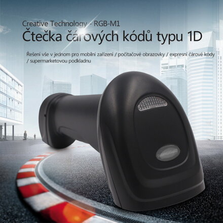 RGB-M1 USB CCD čtečka čárových 1D kódů