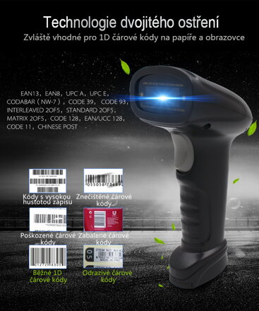 RGB-M1 USB CCD čtečka čárových 1D kódů