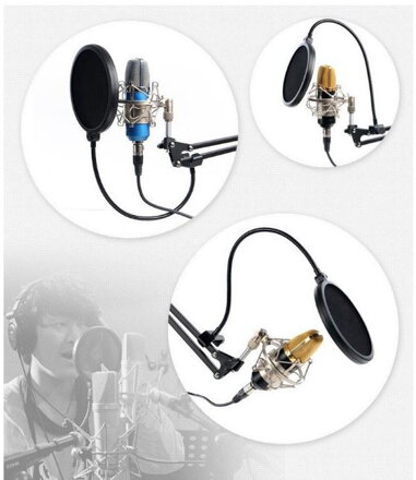 Profesionální mikrofonní pop filtr PS-2