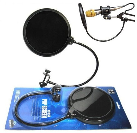 Profesionální mikrofonní pop filtr PS-2