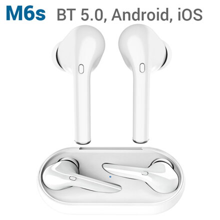 M6s bezdrátová sluchátka earbuds