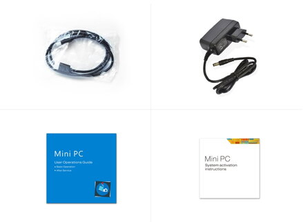 X5-Z8350 mini PC, 2GB RAM, 32GB eMMC, fanless