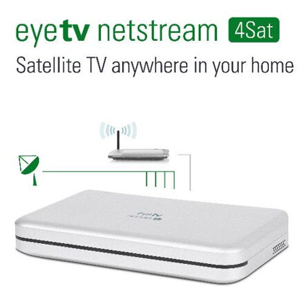 eyeTV Netstream 4Sat satelitní televize kdekoliv u vás doma