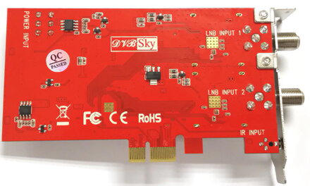 DVBSky S952 Dual DVB-S/S2 PCIe (V3) interní duální tuner