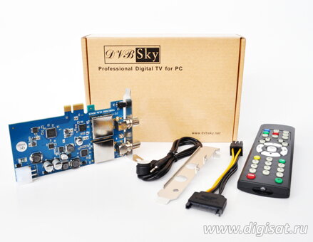DVBSky T9580 DVB-T/T2/C/S2 PCIe interní duální tuner