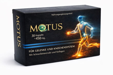 Motus – Gelenk-Nahrungsergänzung mit Schneckenextrakt und Kollagen, 30 Kapseln