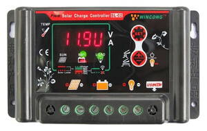 Originálny WINCONG solární PWM regulátor SL02B 12V/24V