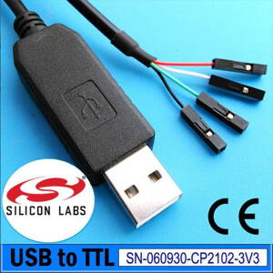 USB do TTL UART interface kabel Silabs CP2102 originální DuPont