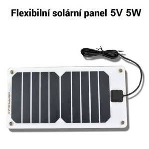 Flexibilní monokrystalický solární panel 5V/5W