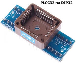 Testovací patice SMD 32pin PLCC32 na DIP32