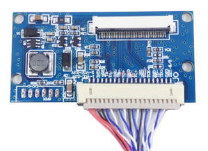 PCB800182 LVDS DF14-20P do FFC 40pin deska adaptér