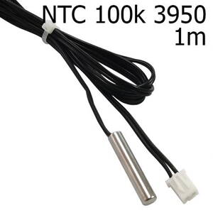 Teplotní čidlo (termistor) NTC 100K 3950 1m