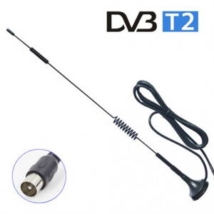 DTV-05 Kompaktní pasivní DVB-T2 anténa 1.5m kabel