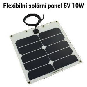 Flexibilní monokrystalický solární panel 5V/10W FIT0573