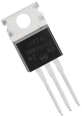 Tranzistor IRF740 N-MOSFET 400V, 10A, 125W, 0.55R TO220 Originální