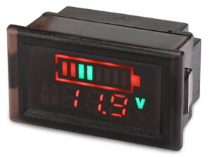 YB28VE-W Digitální měřič napětí a kapacity baterií