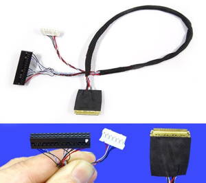 C1 I-PEX20453-30Pin eDP kabel 310mm