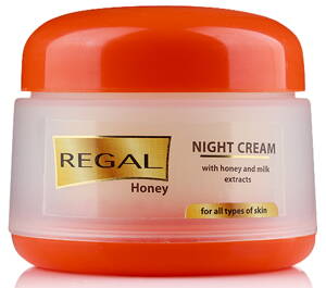 Regal Honey Noční hydratační a výživující krém včelí med a mleka 50 ml.