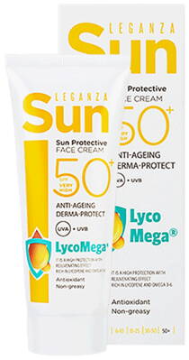 Leganza Sun Opalovací krém SPF 50 + na obličej - 50 ml