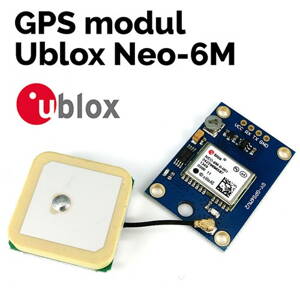GPS modul Ublox Neo-6M Arduino, anténa