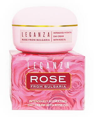 Leganza Intenzivně hydratační denní krém s Růžový olej 45 ml