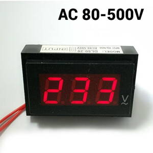 DL50-20 AC 80-500V LED digitální voltmetr