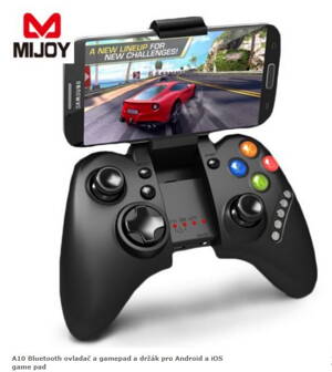 A10 Bluetooth ovladač a gamepad a držák pro Android a iOS game pad