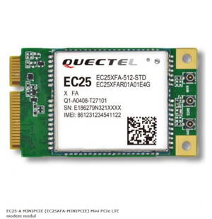 EC25-A MINIPCIE (EC25AFA-MINIPCIE) Mini PCIe LTE modem modul