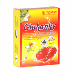 Glukanky - dětské pastilky s příchutí jahody
