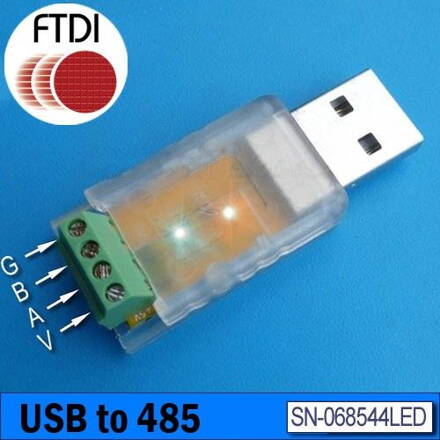 RS-485 do PC přes USB/USB   RS485 adaptér FTDI FT232RL originální