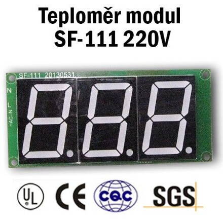 Digitální teploměr modul - SF-111 220V