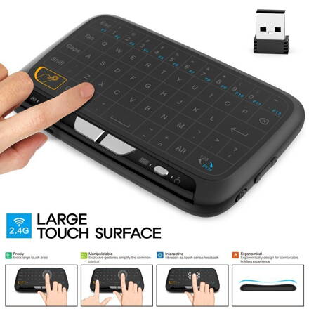 H18 mini touchpad klávesnice