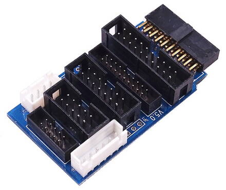 Přepínací deska, JTAG JLINK V8 V9 ULINK2 ST-Link ARM STM32