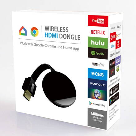 Wecast G4 WiFi Zrcadlení, Miracast, Screen Mirroring, Airplay, DLNA