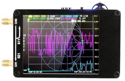 NanoVNA 50kHz-900MHz přenosný vektorový síťový analyzátor