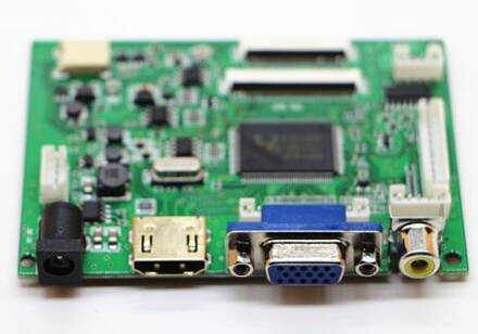 PCB800809 HDMI + VGA + 2AV + YPBPR + audio LCD ovládací deska