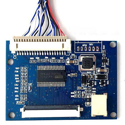 PCB800181 LVDS DF14-20P do TTL 50pin deska adaptér