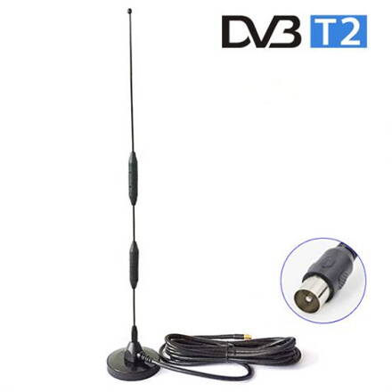 DTV-04 Kompaktní pasivní DVB-T2 anténa 1.5m kabel