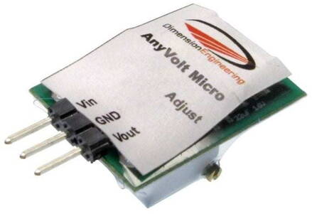 AnyVolt Micro, 2,6-14V, 0.5A, univerzální konvertor DC-DC