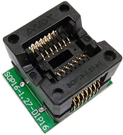 Testovací patice SMD 14pin DPS SO14 SOP14 To DIP16