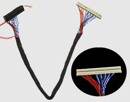 DF14-30P 1ch 8bit LVDS Cable 250mm