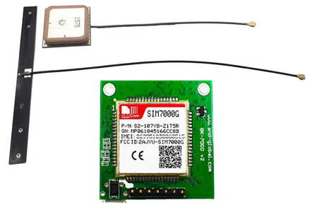 BK-7000 NB se SIM7000G breakout modul, sada