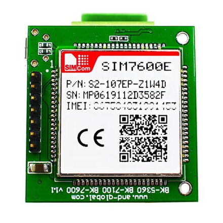 BK-7600 CAT1 se SIM7600E breakout modul, sada