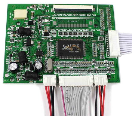 PCB800068 ovládací deska pro TFT LCD displej, 60pin TTL