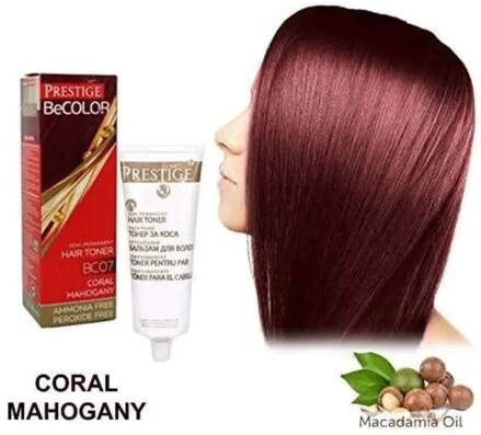 Prestige Be Color Semi-permanentní barva na vlasy BC07 korálový mahagon 100 ml